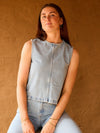 Lulu | Co-ord | Denim top | Blue | Tall