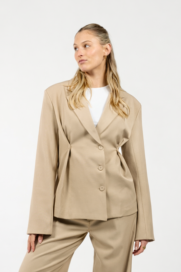 Tailored Blazer | Beige | Tall