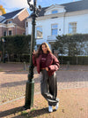 Mara Cropped Puffer Jack | Bordeaux | Tall