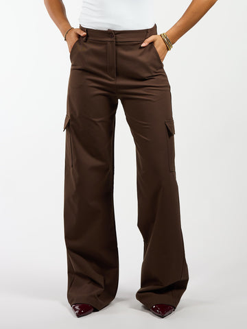 Mia | Cargo pants | Brown | Tall