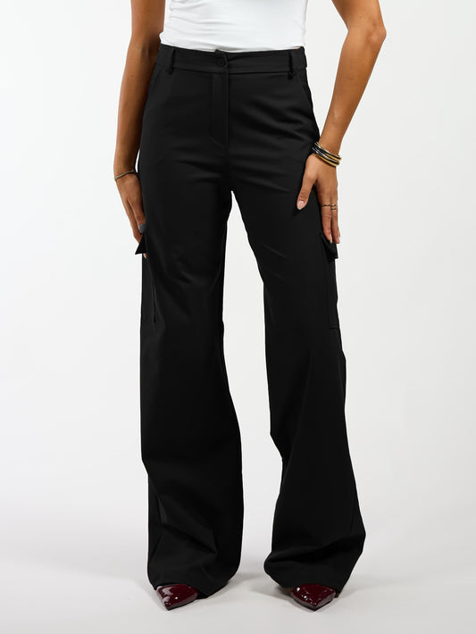 Mia | Cargo pants | Black | Tall