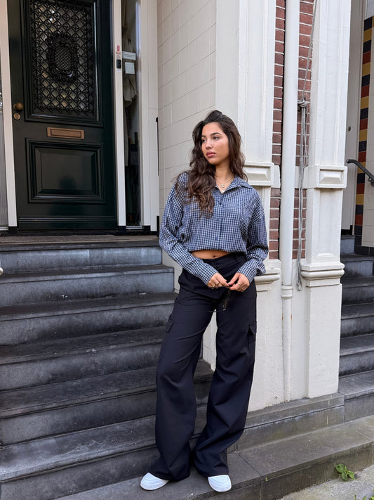 Mia | Cargo pants | Black | Tall