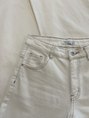 Mira | Super Wide Leg Jeans | Cream | Stretch | Tall