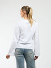 Nine Tee | flared sleeve | Tall | White