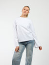 Nine Tee | flared sleeve | Tall | White