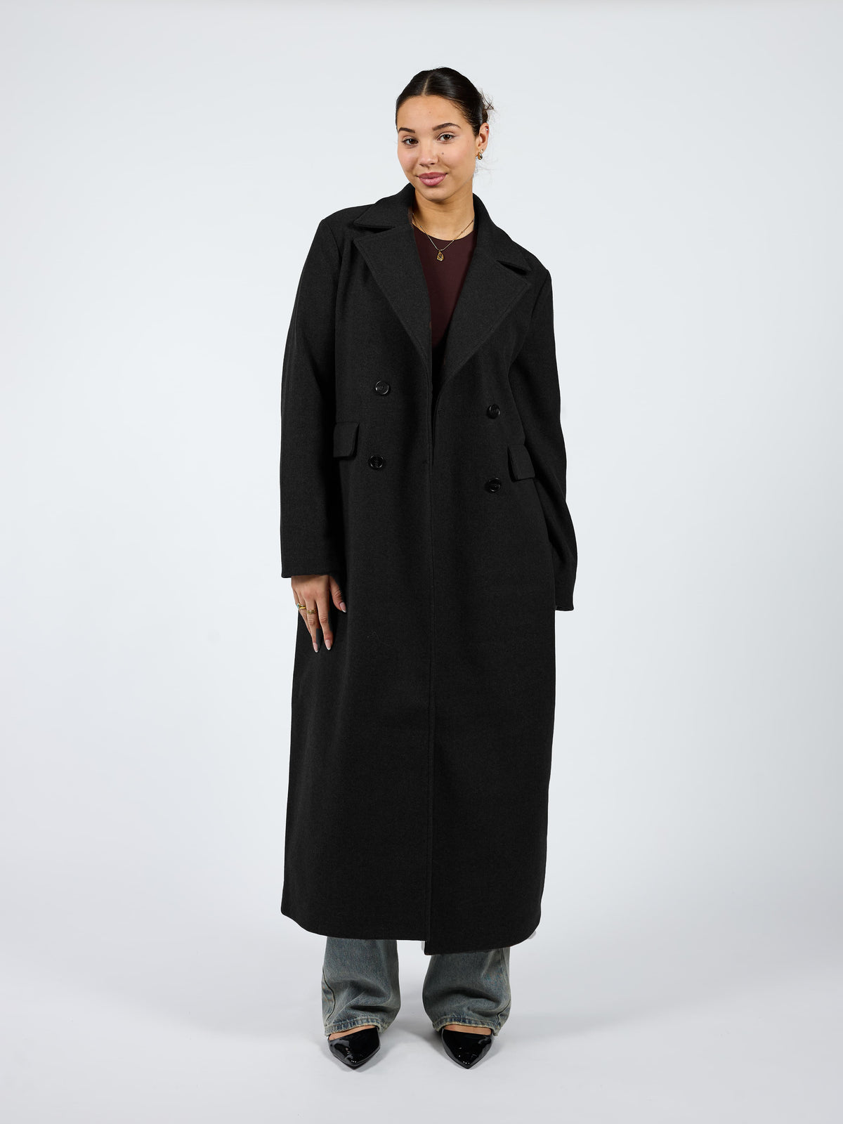 Noah Overcoat | Oversized | Black | Tall