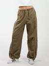 Noor Parachute Pants | Green | Tall