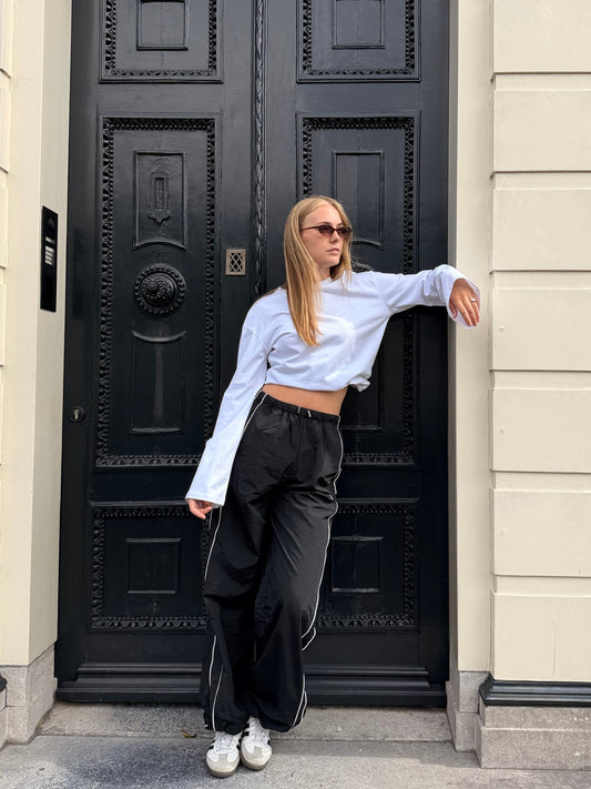 Noor Parachute Pants | Black | Tall