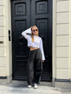 Noor Parachute Pants | Black | Tall
