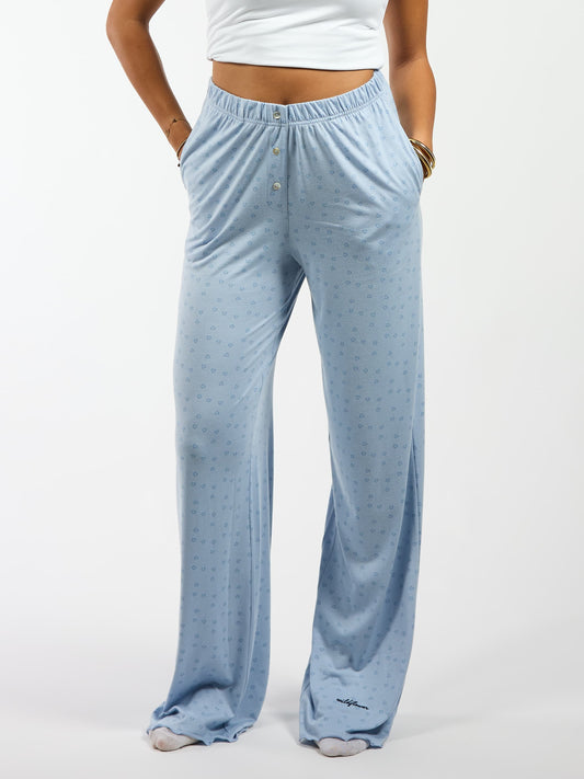 Nora pyjama pants | Co-ord set | Blue | Tall