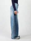 Olivia Balloon Jeans | Mid-waist | Mixed denim | Blue | Tall