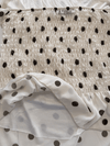 Poppy Polkadot top | Cream brown | Tall