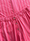 Nora pajama pants | Co-ord set | Pink striped | Tall
