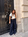 Riley Relaxed Jeans | Drawstring | Navy | Tall