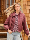 Rose bomber jacket | Blush | Tall