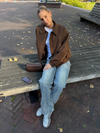 Rose bomber jacket | Brown | Tall