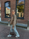 Rose bomber jacket | Khaki | Tall