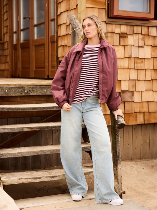 Roxy | Mid Waist Super Wide Leg Jeans | Lichtblauw | Stretch | Tall