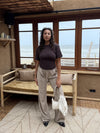 Lize pants | Taupe | Tall