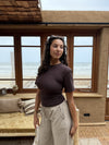 Saar top | Brown | Tall