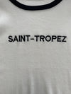 Saint-Tropez top | White with navy | Tall