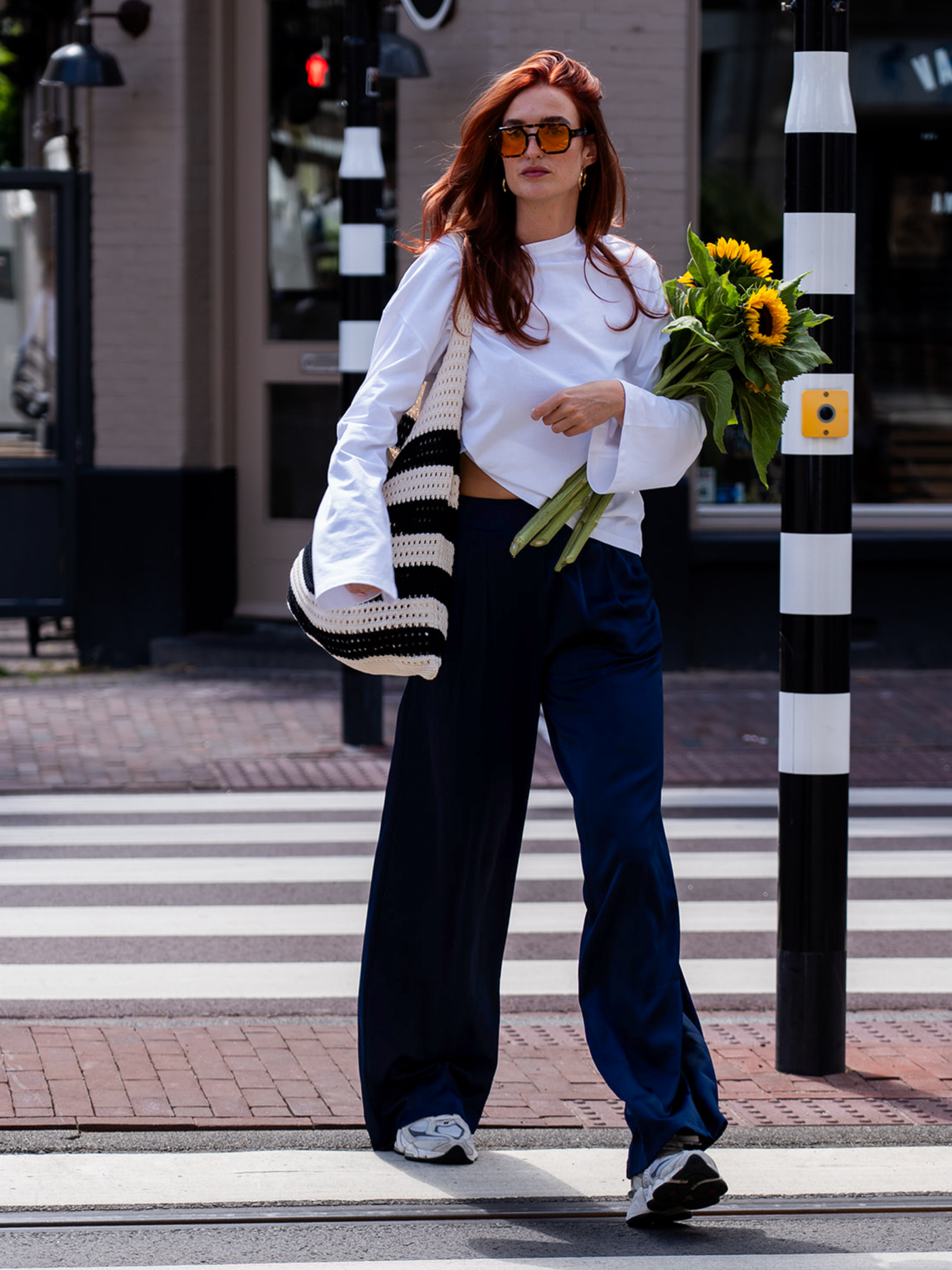 Gigi Satin pants | Tall | Navy