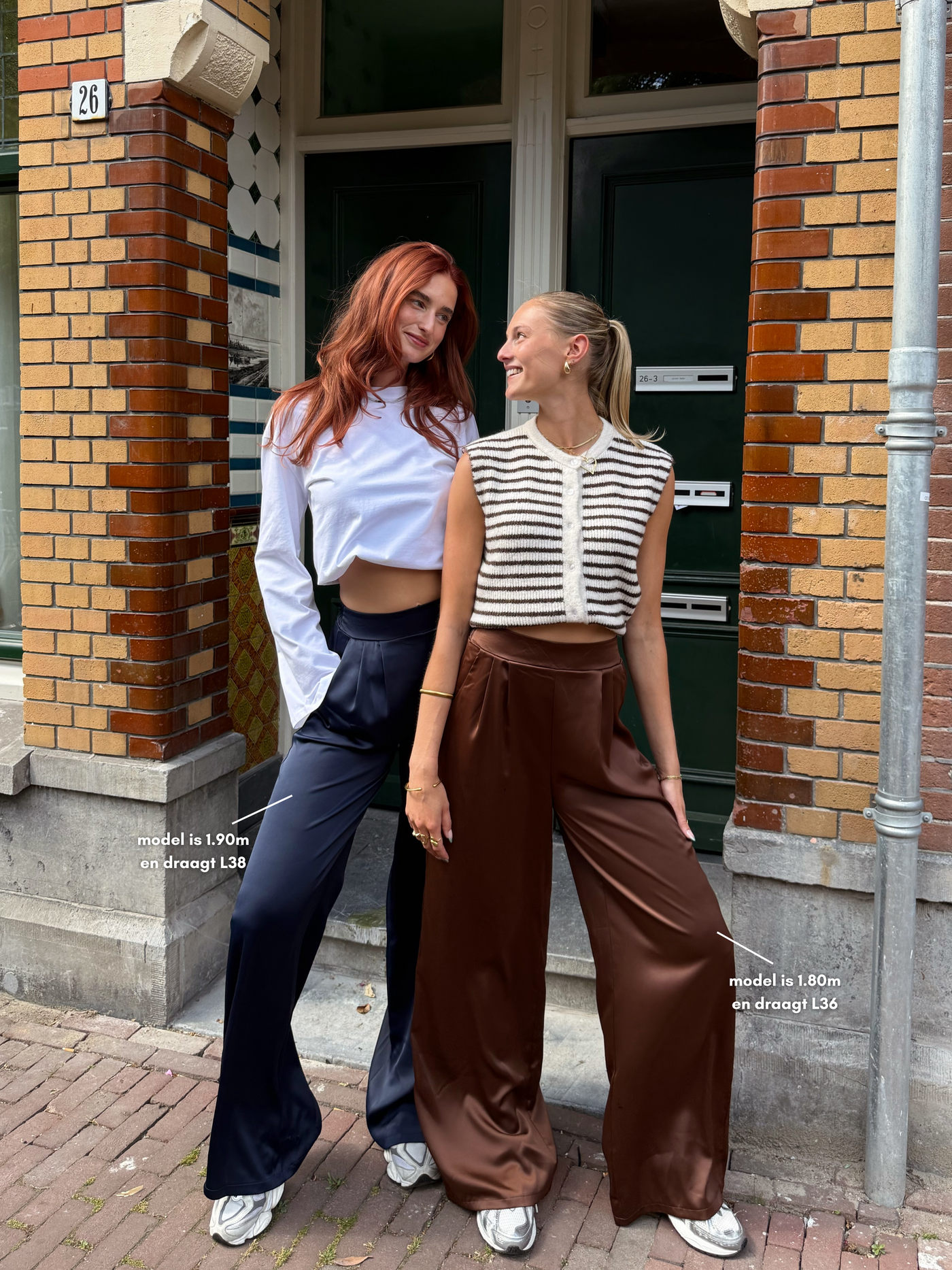 Gigi Satin pants | Tall | Navy