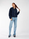 Evy collared jacket | Navy | Tall