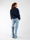 Evy collared jacket | Navy | Tall