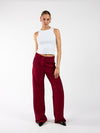 Lily Trousers | Bordeaux | Tall