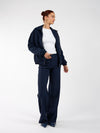 Evy collared jacket | Navy | Tall