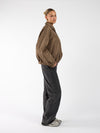 Rose bomber jacket | Khaki | Tall