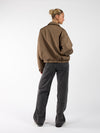 Rose bomber jacket | Khaki | Tall