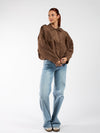 Izabel suede jacket | Brown | Tall