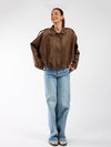 Izabel suede jacket | Brown | Tall
