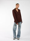 Lily tailored blazer | Brown | Tall