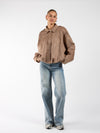 Izabel suede jacket | Taupe | Tall