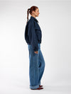 Rose bomber jacket | Navy | Tall