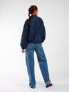 Rose bomber jacket | Navy | Tall