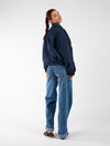 Rose bomber jacket | Navy | Tall