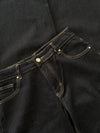 Skye | Mid Waist | Super Wide Leg Jeans | Navy blue | Stretch | Tall
