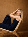 Sophia Basic Tube Top | Navy