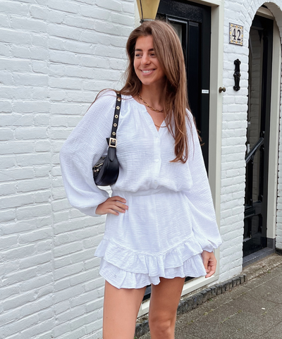 Blaire | Playsuit | White | Tall
