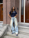 Tess Barrel Jeans | Mid-waist | Vintage blue | Tall