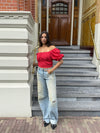 Tess Barrel Jeans | Mid-waist | Vintage blue | Tall