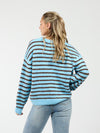 Vive Vest | Blue Brown striped | Tall