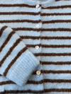 Vive Vest | Blue Brown striped | Tall