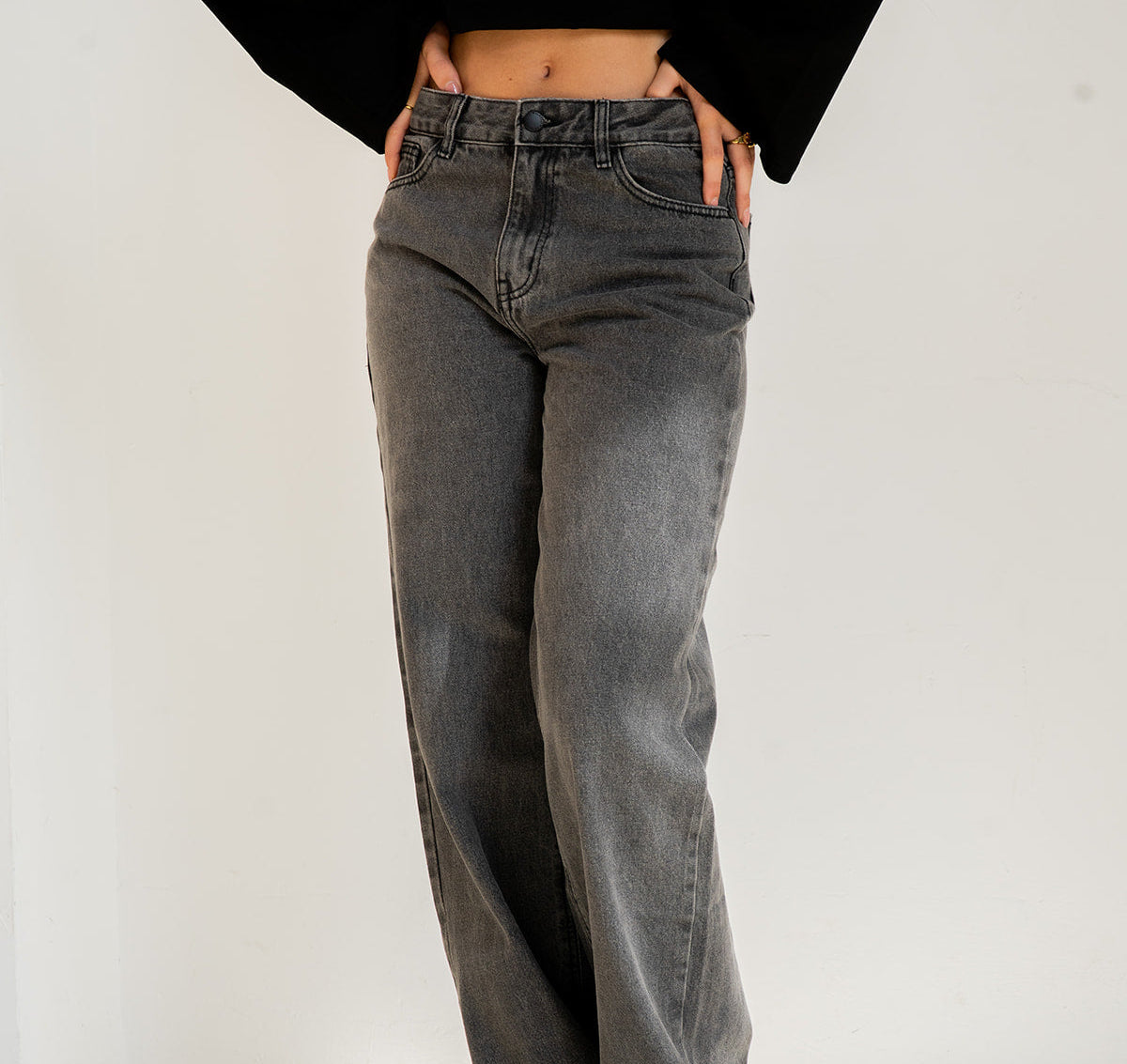 Jeans without stretch
