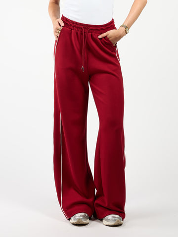 Zaar Track Pants | Bordeaux | Tall