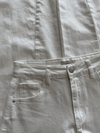 Zoey Barrel Jeans | Mid-waist | White | Stretch | Tall